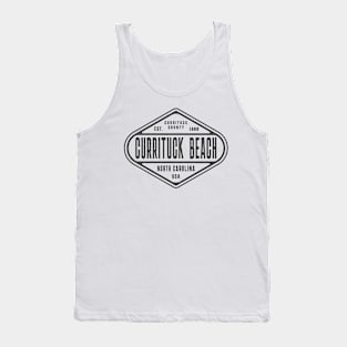 Currituck Beach, NC Summertime Weathered Sign Tank Top